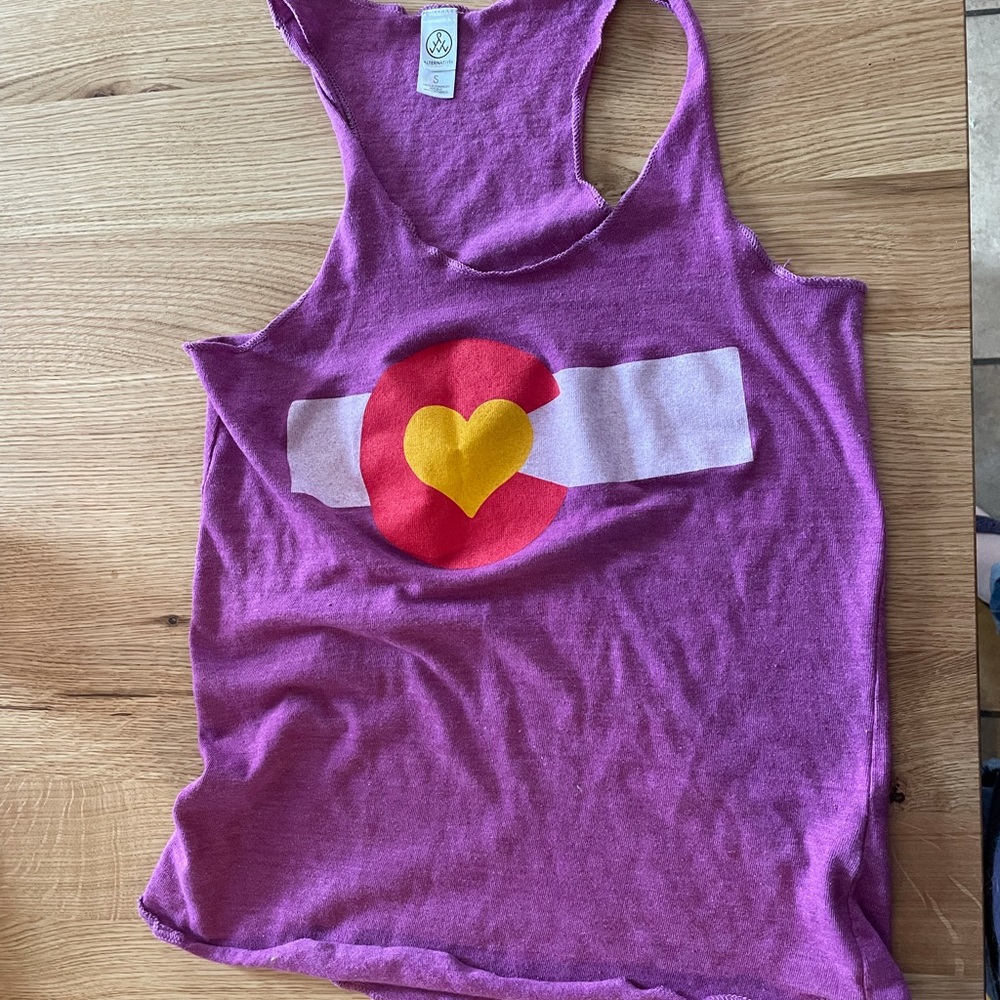 Ladies size S Colorado love tank